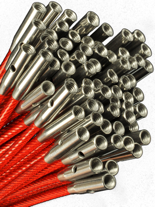 ChiaoGoo TWIST Red Cables