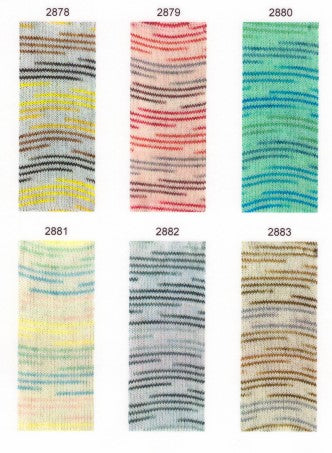 Supersocke 343 Style - Silk Color 4-Ply